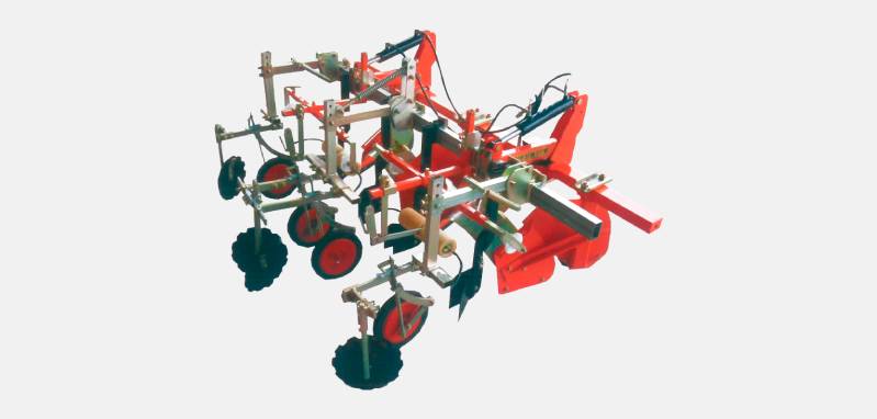 Double-Bed Mounted Mulching Machine(DS-H002)